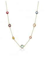 Collana Mediterraneo Donna Bubbles in Argento B37DC01